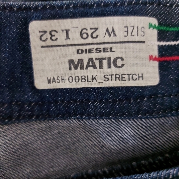 Diesel Low Rise Skinny Stretch Jeans Size 29W 32L - Picture 6 of 8